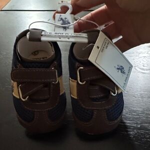 Polo by Ralph Lauren Baby Shoes in Navy and Brown